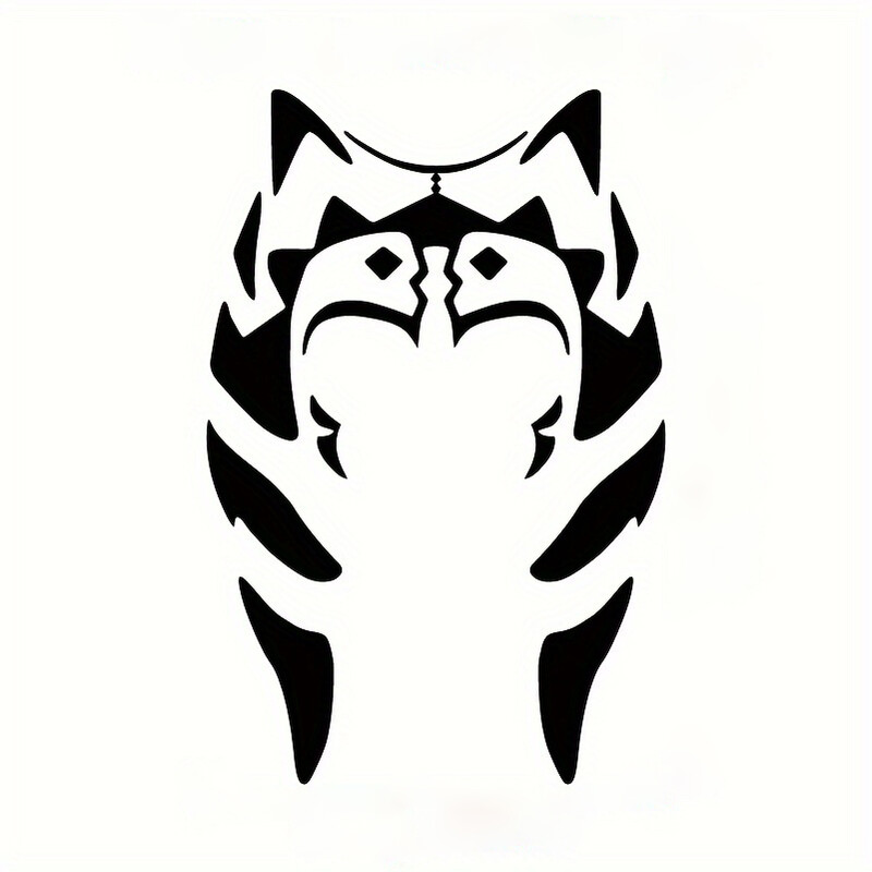 Ahsoka Tano matricák autóablak lökhárító dekorációhoz Star Wars Mandalorian Rebels járműve laptopja bögre dekorációjához