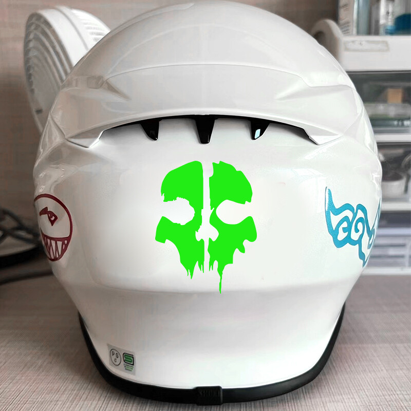 Šarene lubanje Naljepnice za motocikle Motocross kaciga Spremnik goriva LOGO Naljepnice kostura užasa za KTM Honda Kawasaki Yamaha Vespa