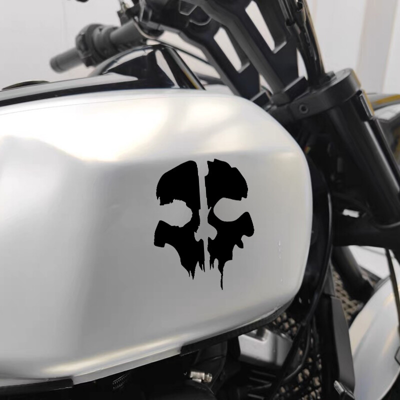 Šarene lubanje Naljepnice za motocikle Motocross kaciga Spremnik goriva LOGO Naljepnice kostura užasa za KTM Honda Kawasaki Yamaha Vespa