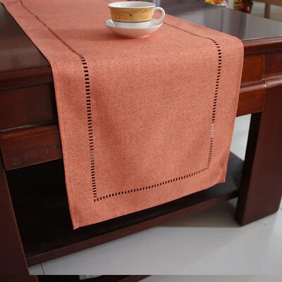Ľanený prestieradlo na stôl, farmársky štýl, 13 x 72 palcov, prestieradlá na stôl, dekorácia na stolovanie, svadobnú hostinu, sviatočnú dekoráciu domu