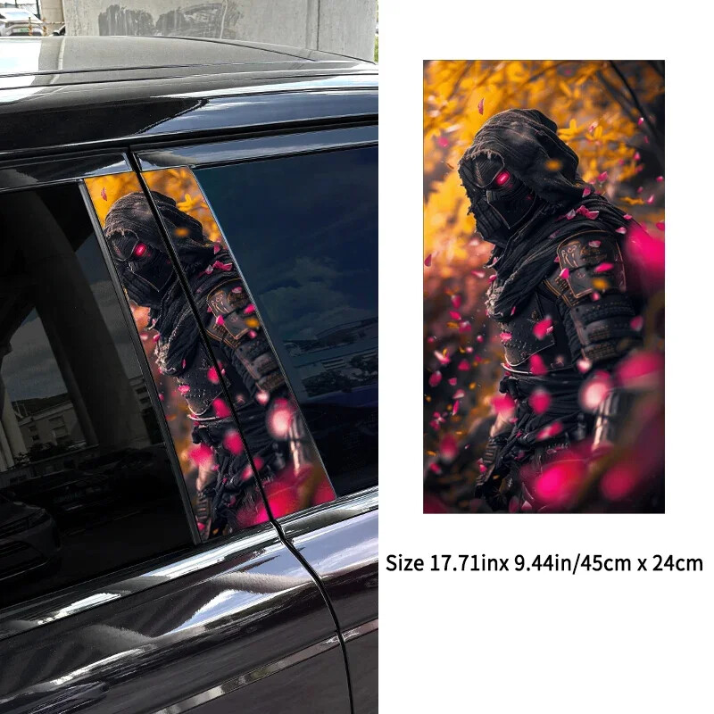 1 buc/2 buc. Autocolante pentru mașină în stil JDM, autocolant pentru stâlp central auto, autocolante de vinil pentru stâlp B, acoperire, zgârieturi, decoruri pentru vehicule