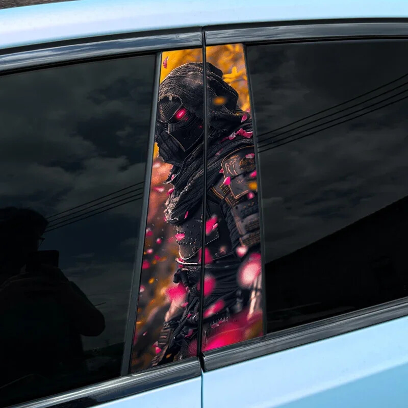 1 buc/2 buc. Autocolante pentru mașină în stil JDM, autocolant pentru stâlp central auto, autocolante de vinil pentru stâlp B, acoperire, zgârieturi, decoruri pentru vehicule