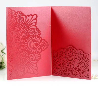 10 tk 13 värvi laseriga lõigatud Noble Flora kutsed kaart Elegantne pits eelistus ümbrikud pulmapeo sisustus