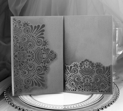 10 tk 13 värvi laseriga lõigatud Noble Flora kutsed kaart Elegantne pits eelistus ümbrikud pulmapeo sisustus