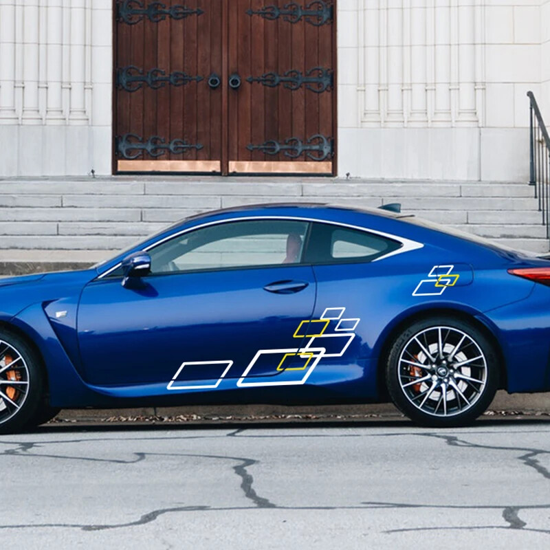 Univerzális karosszéria dekor matrica vinil film matrica autó tartozékok Suzuki Volvo Tesla Skoda VW Volkswagen Seat Subaru Toyota