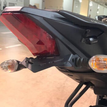 Για μοτοσικλέτα Yamaha YZF R15 V3 Βάση στήριξης πινακίδας κυκλοφορίας ουρά Τακτοποιημένο φτερό εξολκέα με φως LED YZF-R15 V3.0 2017-2022