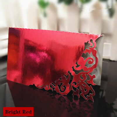 10/50/100 tk Õõnes Luksuslik laud Nimi Kohakaardid Pulmad Jõulud Sünnipäevapeo Kutsekaardid Lauakaunistus 5Z