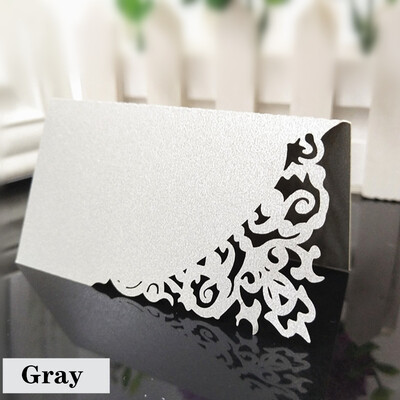 10/50/100 tk Õõnes Luksuslik laud Nimi Kohakaardid Pulmad Jõulud Sünnipäevapeo Kutsekaardid Lauakaunistus 5Z