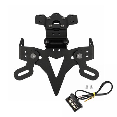 Pre Yamaha MT-07/FZ-07 2013-2023 Držiak evidenčného čísla motocykla, eliminátor blatníka, držiak na registračnú značku s LED diódou MT07 MT 07 2018