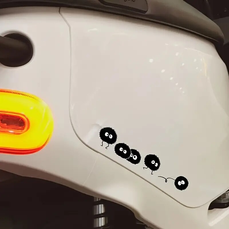 Vtipná kreslená vinylová nálepka na auto, vodotesné doplnky do auta