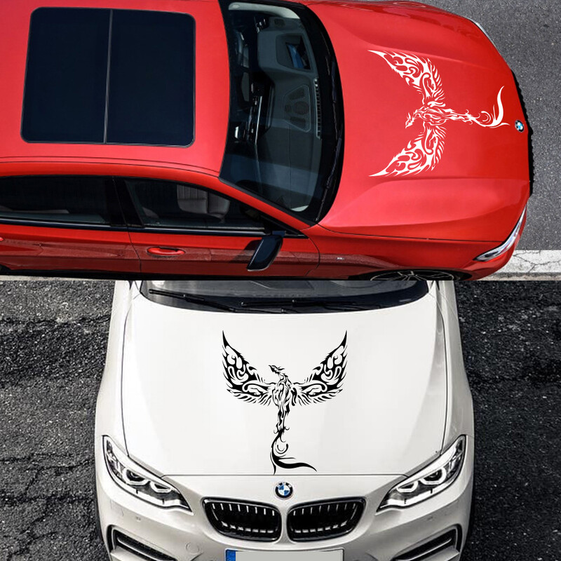 Samolepky na kapotu auta, vinylové fólie pre Audi, BMW, Ford, VW, Peugeot, Toyota, Renault, Mercedes, Honda, Alfa, tuningové príslušenstvo