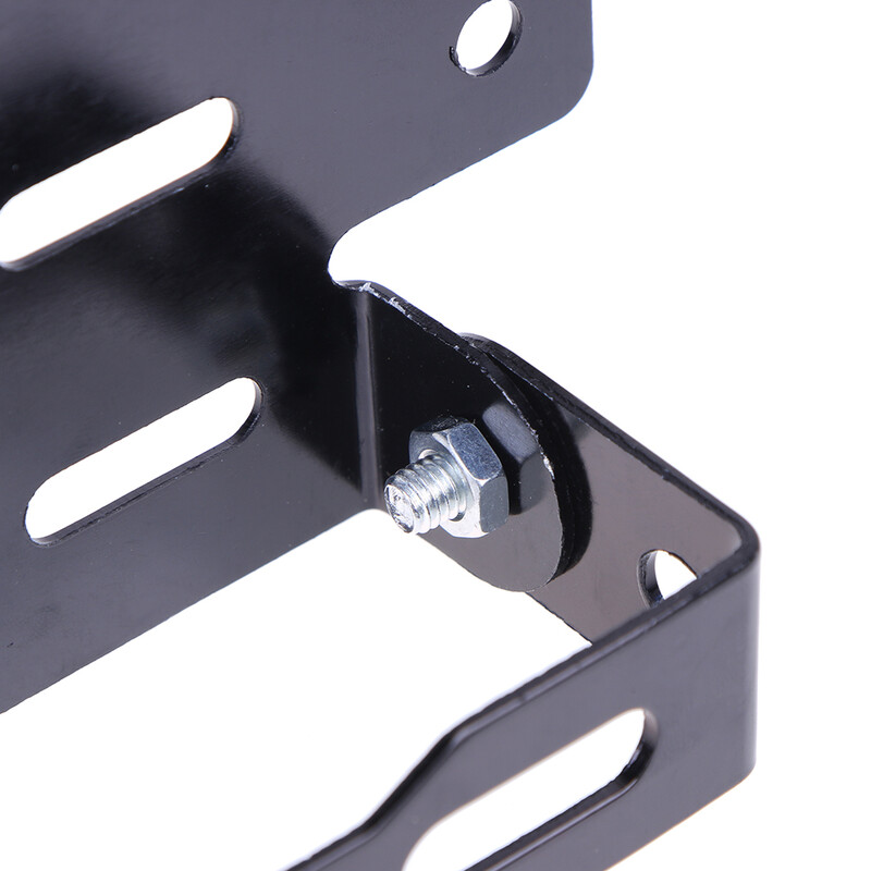 Aliuminio lydinio motociklo galinio valstybinio numerio rėmo motociklo motorolerio numerio laikiklis universalus juodas