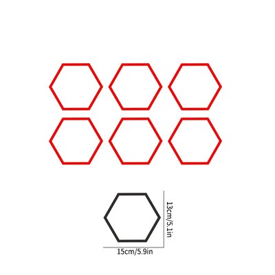 8PCS Пчелна пита Стикери за кола Направи си сам Спорт Автомобилна странична врата Персонализирана декорация Каросерия на автомобила Винилови стикери Отворен стил Стил
