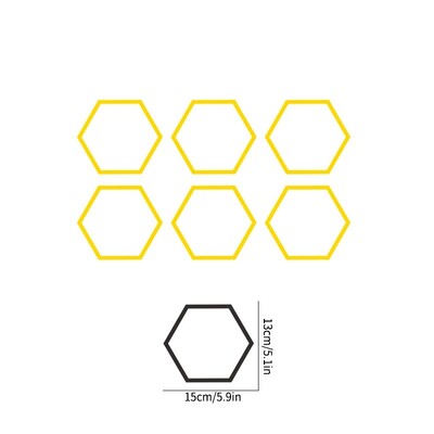 8PCS Пчелна пита Стикери за кола Направи си сам Спорт Автомобилна странична врата Персонализирана декорация Каросерия на автомобила Винилови стикери Отворен стил Стил