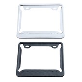 Anglies pluošto automobilio valstybinio numerio laikiklis, tinkamas motociklo valstybinio numerio rėmo nerūdijančio plieno spalvos pakitimui