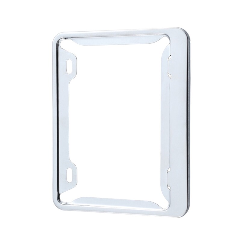 Anglies pluošto automobilio valstybinio numerio laikiklis, tinkamas motociklo valstybinio numerio rėmo nerūdijančio plieno spalvos pakitimui