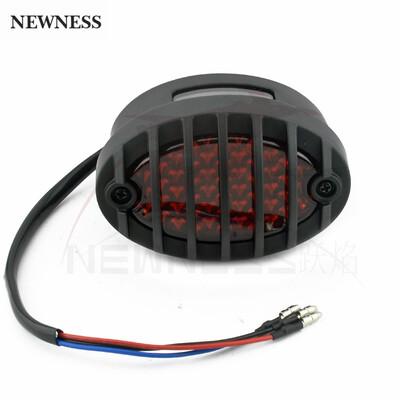 Motociklo valstybinio numerio ženklo laikiklis šoninis LED ovalus galinis žibintas, vertikalus horizontalus, skirtas Harley Sportster Bobber Chopper