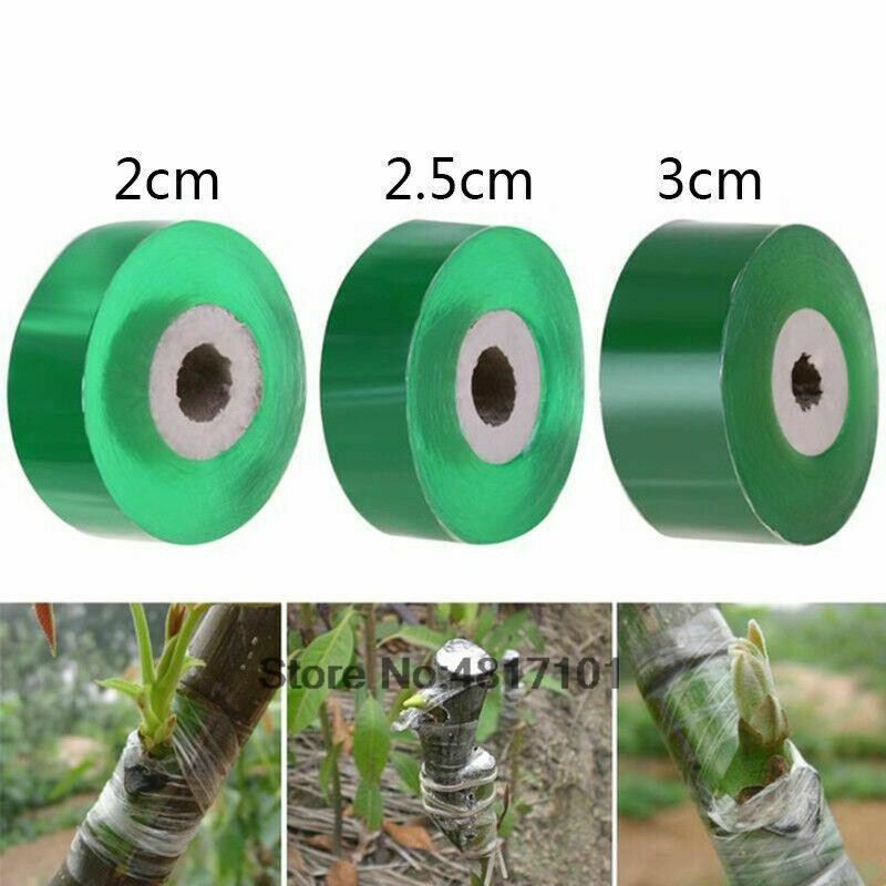 2/2,5/3CM (100 m) skiepijimo juosta Tampriama lipni skiepijimo plėvelė Speciali vaismedžių skiepijimo priemonė sodo surišimo juosta