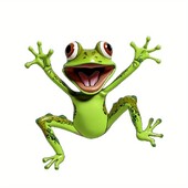 1 buc. Autocolante jucăușe cu broaște verde Autocolante durabile, versatile, pentru ferestre, laptopuri rezistente la apă, frigider, decorațiuni pentru casă