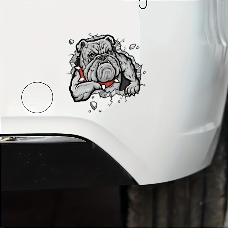 3D nálepky s chlpatým psom, nálepky na motorku, nálepky na okná auta, nálepky na predný a zadný nárazník, dekorácie na auto, proti škrabancom.