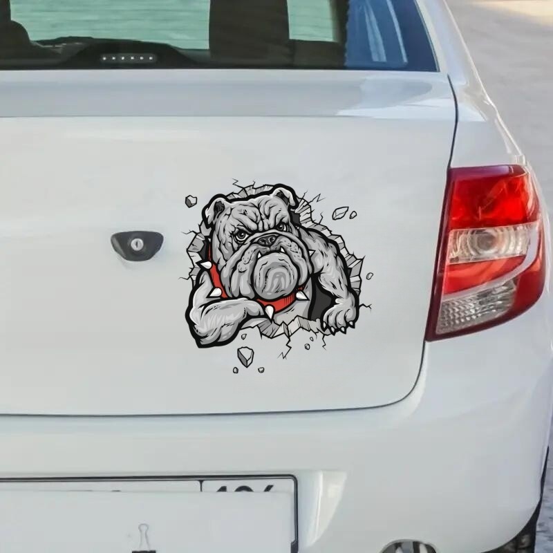3D nálepky s chlpatým psom, nálepky na motorku, nálepky na okná auta, nálepky na predný a zadný nárazník, dekorácie na auto, proti škrabancom.