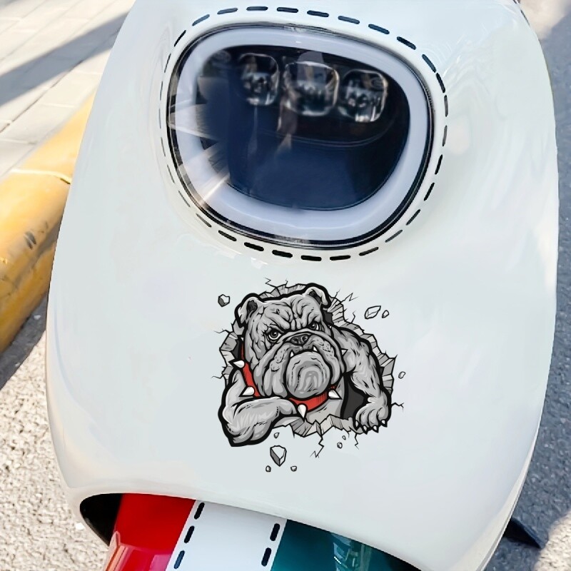 3D nálepky s chlpatým psom, nálepky na motorku, nálepky na okná auta, nálepky na predný a zadný nárazník, dekorácie na auto, proti škrabancom.