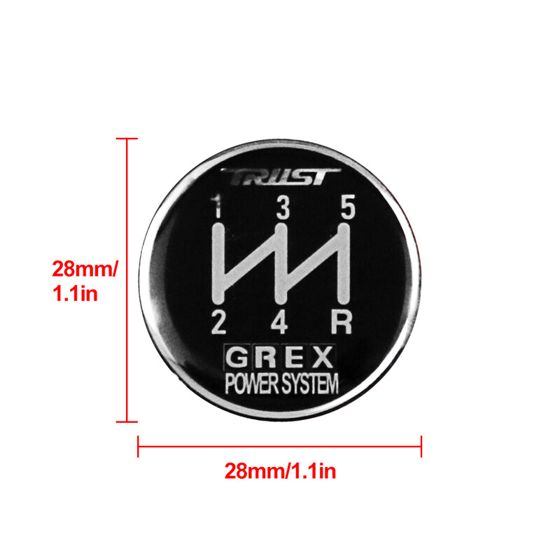 JDM 5 viteze manuală model de viteze autocolant universal Greddy TURST GREX POWER SYSTEM Modificare butonul de schimbare a vitezei model autocolant