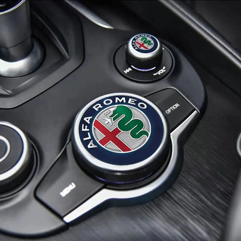 4 buc 40 MM pentru Alfa Romeo Insigna Volan Emblema Mașină pentru Giulia Stelvio Giulietta 156 159 147 Mito Tonale Brera Disco Vola
