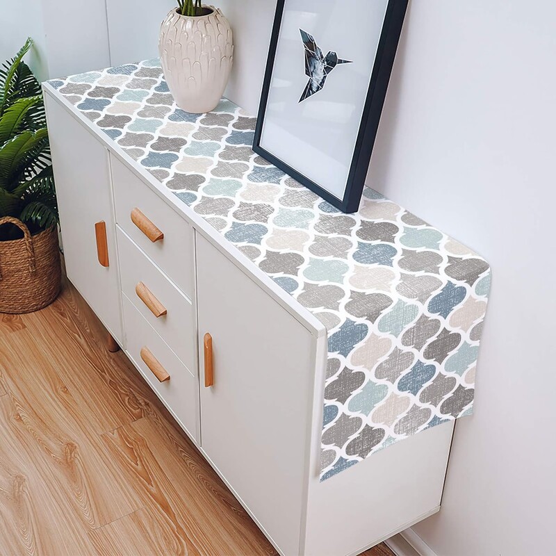 Marokkói mintás tervezés Ágynemű Asztalfutók Öltöző Sál Asztaldekoráció Parasztház Ünnepparti Dekoráció Konyha Étkezőasztal Dekoráció