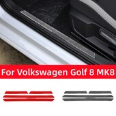 Volkswagen VW Golf 8 MK8 2020 2021 autó küszöbvédő dekorációs matricákhoz, szénszálas autóbelső tartozékokhoz