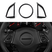 Autocolant pentru mașină ABS Fibră de carbon Decal acoperire interioară pentru Chevrolet Camaro 2016 - 2024 Accesorii