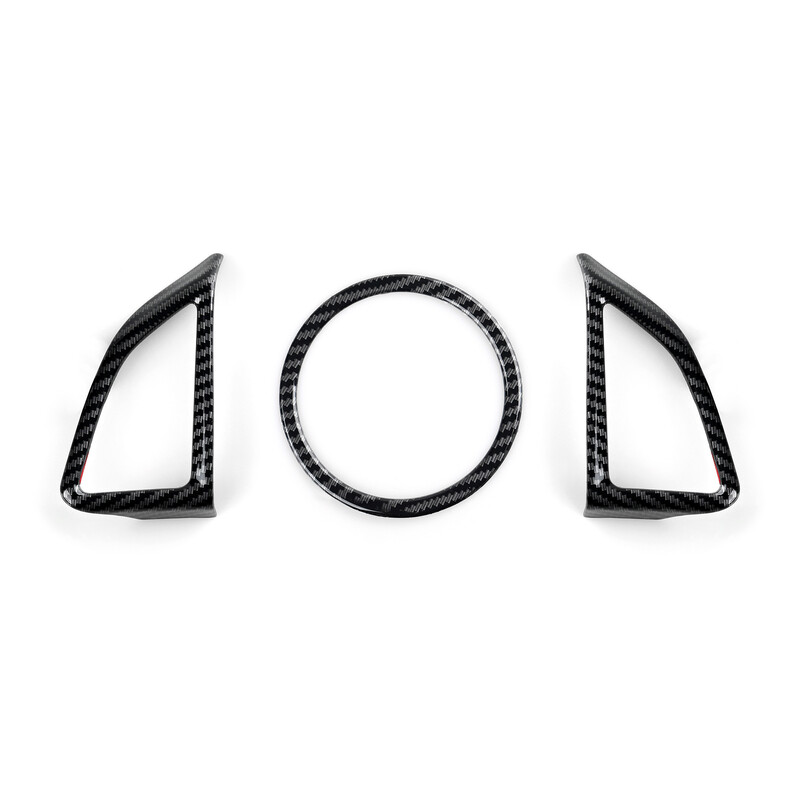 Autocolant pentru mașină ABS Fibră de carbon Decal acoperire interioară pentru Chevrolet Camaro 2016 - 2024 Accesorii