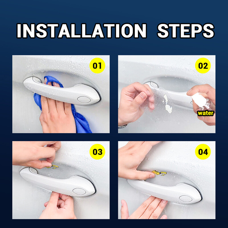 Film de protecție transparent pentru mânerul ușii mașinii Autocolante anti zgârieturi pentru Haval Dargo Jolion H9 H6S H2S F7 F7X H3 H5 H6 H7 H8