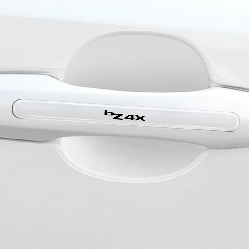 8 bucăți autocolant transparent pentru mânerul ușii de mașină, folie de protecție decorativă pentru Toyota Bz4x 2023, accesorii de stil