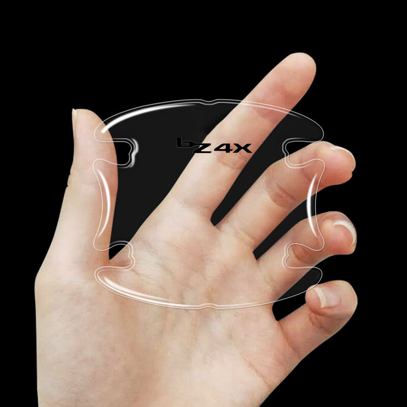 8 bucăți autocolant transparent pentru mânerul ușii de mașină, folie de protecție decorativă pentru Toyota Bz4x 2023, accesorii de stil