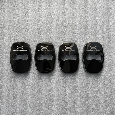 Tartozékok 2023-hoz 2024 Jeep Avenger belső ajtócsat borító díszítő matricák autóalkatrészek szénszálas fekete