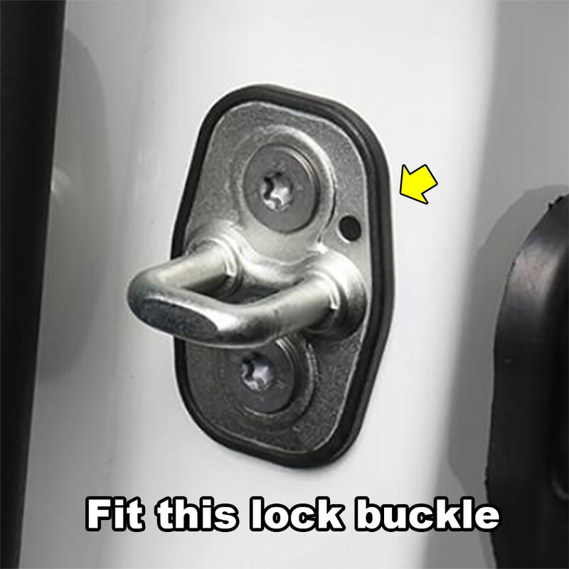 Tartozékok 2023-hoz 2024 Jeep Avenger belső ajtócsat borító díszítő matricák autóalkatrészek szénszálas fekete