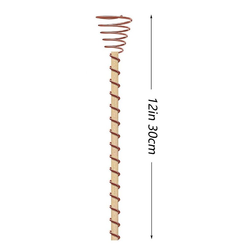 Elektrokultūros augalų kuolai Sodininkystė Varinės ritės antenos sodo augalams ir daržovėms auginti naudojant eterio energiją