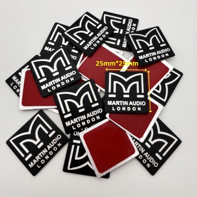 5db 10db 20db 25mm-es 3D Fém Fit for MARTIN AUDIO LONDON Autós hangszórók Badge Logo Autóstílus Dekoráció Kiegészítők Matricák