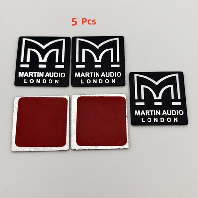 5 ks 10 ks 20 ks 25 mm 3D kovové vhodné pre MARTIN AUDIO LONDON reproduktory do auta odznak logo styling auta dekorácie príslušenstvo nálepky