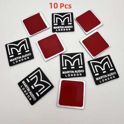 5 ks 10 ks 20 ks 25 mm 3D kovové vhodné pre MARTIN AUDIO LONDON reproduktory do auta odznak logo styling auta dekorácie príslušenstvo nálepky