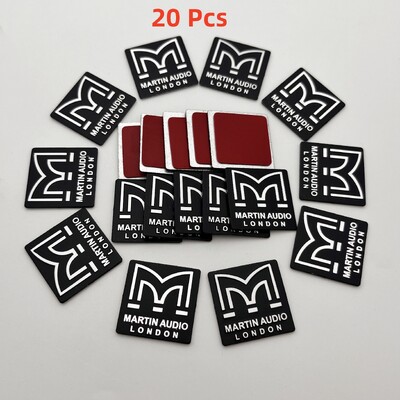 5 ks 10 ks 20 ks 25 mm 3D kovové vhodné pre MARTIN AUDIO LONDON reproduktory do auta odznak logo styling auta dekorácie príslušenstvo nálepky