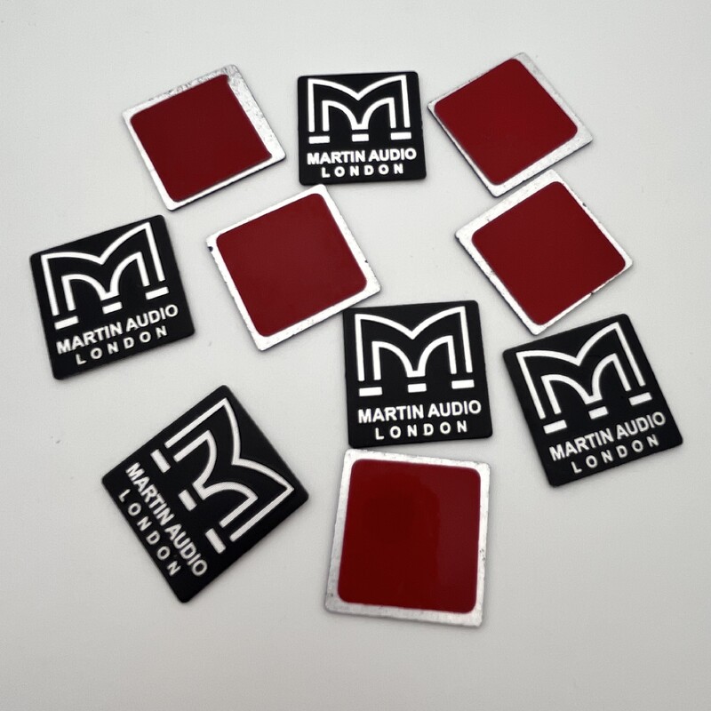 5 ks 10 ks 20 ks 25 mm 3D kovové vhodné pre MARTIN AUDIO LONDON reproduktory do auta odznak logo styling auta dekorácie príslušenstvo nálepky