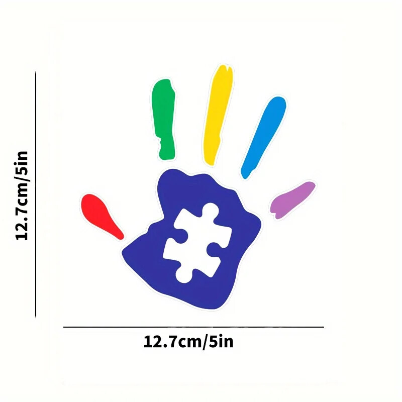 Élénk autizmus Kézi autómatricák Autó karosszéria matricák Laptopok Vizes palackok Autók Teherautók Furgonok SUV-k Motorkerékpárok Dekoráció