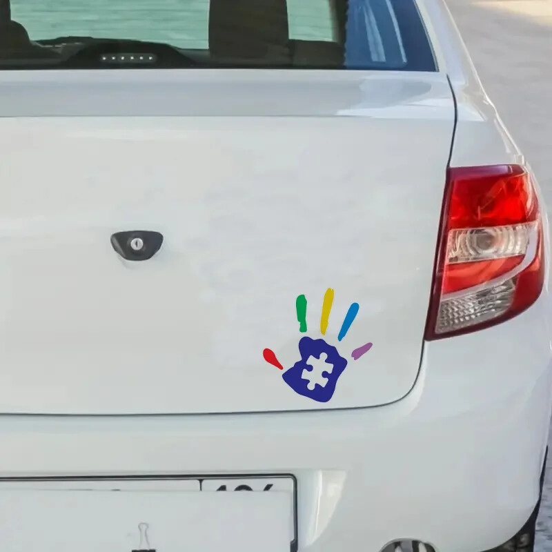 Élénk autizmus Kézi autómatricák Autó karosszéria matricák Laptopok Vizes palackok Autók Teherautók Furgonok SUV-k Motorkerékpárok Dekoráció