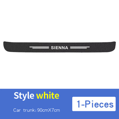 Προστατευτικό μαρσπιέ κατωφλίου πόρτας αυτοκινήτου από ανθρακονήματα, αντιχαρακτικά, αδιάβροχα αξεσουάρ αυτοκινήτου Toyota SIENNA