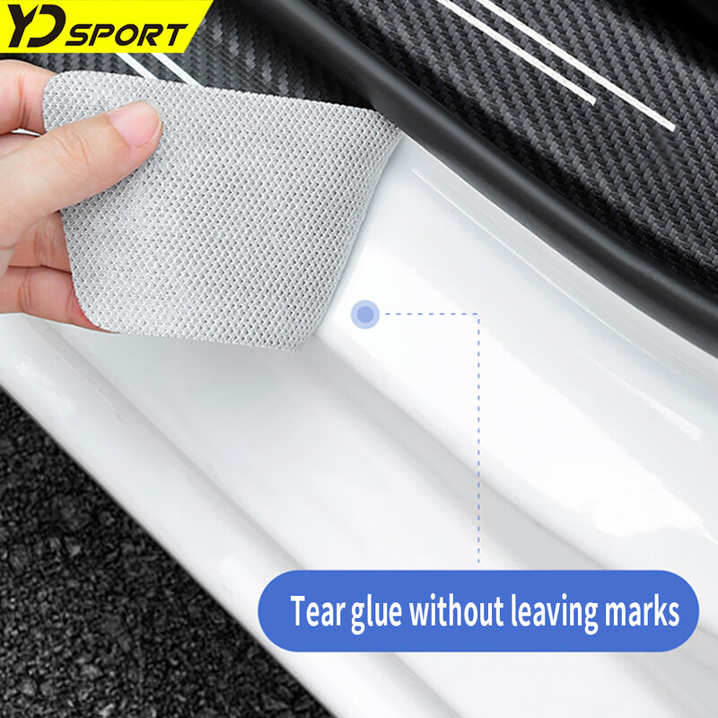 Προστατευτικό μαρσπιέ κατωφλίου πόρτας αυτοκινήτου από ανθρακονήματα, αντιχαρακτικά, αδιάβροχα αξεσουάρ αυτοκινήτου Toyota SIENNA