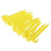 20 vnt. Plastikiniai sodo kuoliukai palapinių kaiščiai palapinėms laikyti Sodo tinkleliai P31E