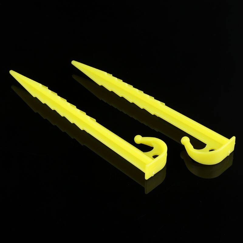 20 vnt. Plastikiniai sodo kuoliukai palapinių kaiščiai palapinėms laikyti Sodo tinkleliai P31E