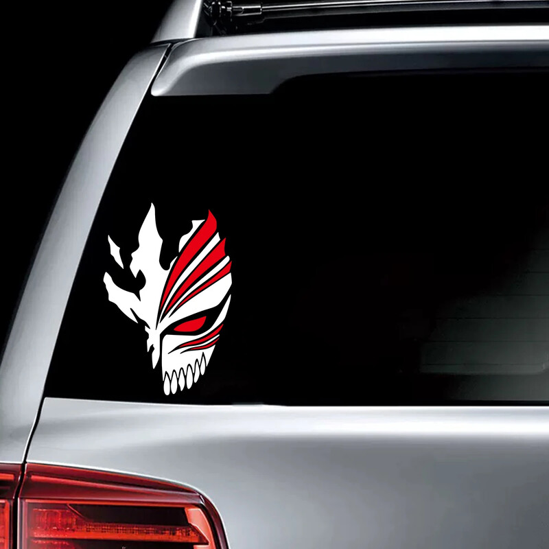 Nové posmrtné masky Anime JDM motocyklové nálepky na predné sklo, okno palivovej nádrže, motocyklovú prilbu, dekoratívne vinylové nálepky